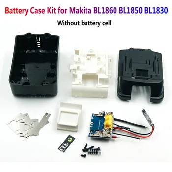 NE celice BL1850 baterije primeru, komplet s PCB vezje in indikator LED pribor za Makita baterija 18V BL1830 BL1840 1860