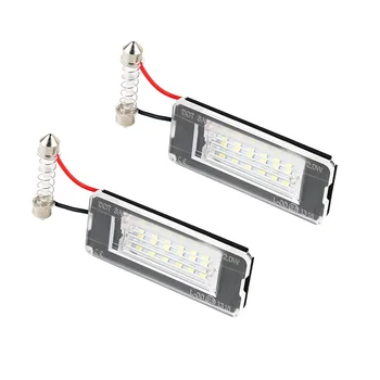 NICECNC 2x LED Številka Licence Ploščo Svetlobo Xenon Bela LED Osvetlitev registrske Tablice Svetilke za MINI Cooper R56 R57 R58 R59