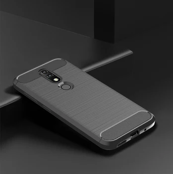 Nokia 4.2 primeru Gray (siva), ogljikovega serije, caseport