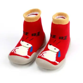Nov Baby Indoor Copati Baby Tla Čevlji za Malčke športni Copati Zadebelitev Terry Čevlji Baby Čevlji Mehke Gume Non-slip čevlji