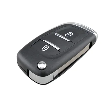 Nov Ključ Primeru Za Peugeot 207 107 307 307S 308 407 607 2 Gumbi Spremenjen Flip Zložljiva Daljinski Ključ Lupini Primeru CE0536 visoke kakovosti