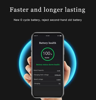 Nov Orignial Mobilni Telefon Batterie Za iPhone 6S 6 5 SE 5S 7 Baterija 0 Cikel Baterije Za iPhone, 6S +Orodje Nalepke Primeru