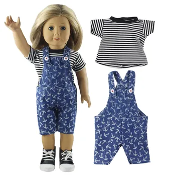 Nov Slog 3 Nastavljena Lutka Obleko za 18 Inch Ameriški Lutka Visoke kakovosti Priložnostne Obrabe