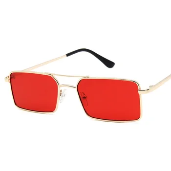 Nove Luksuzne Ženske Sončna Očala Vintage Moda Sončna Očala Kvadratni Okvir Unisex Moški Oblikovalec Očala