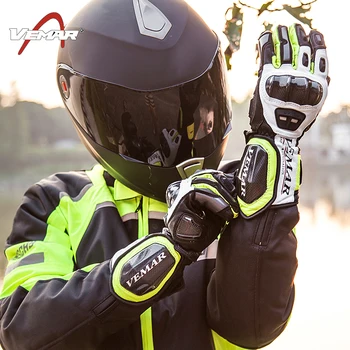 Novi model vemar Ogljikovih vlaken lupini jahanje rokavice/racing rokavice/motocycle off-road rokavice