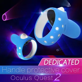Novi VR Pribor Pokrov Za Oculus Quest 2 VR Dotik Krmilnik Silikonski Pokrov Kože Grip Ročaj Za Oculus Quest 2