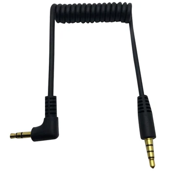 Novo 3,5 mm o Kabel - Dual Moški 3,5 mm TRRS, da TRS Univerzalni Kabel za Mikrofoni