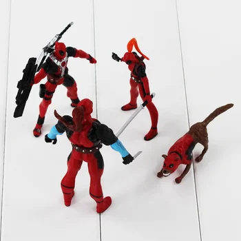 Novo 4pcs/veliko X-men Mrtvih bazen Deadpool PVC Akcijska Figura, Zbirka Model Igrača