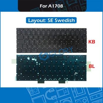 Novo A1708 Tipkovnica SE švedski Postavitev Za Macbook Pro Retina 13