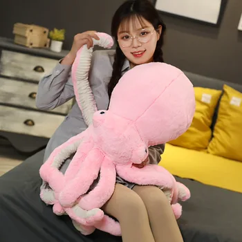 Novo Huggable Kawaii Hobotnica Plišastih Igrač Mehko Simulacije Živali Big Velikost Velike Plišaste Igrače, Lutke Otroke Darila Za Rojstni Dan