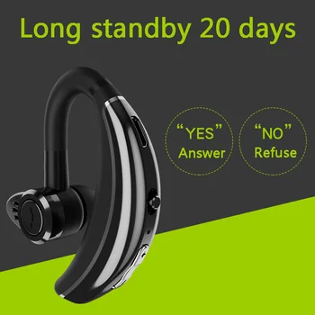 Novo Leto Q8 bluetooth klasične slušalke 4.1 Uho Kavelj brezžične slušalke Stereo prostoročno Šport Slušalke Za Voznika IOS Android