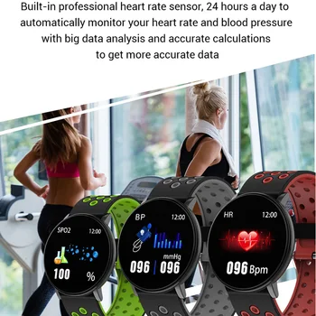Novo Nepremočljiva IP67 Fitnes Skladbo Pametno Gledati Zapestnica Muti-funkcionalne Srčnega utripa Večnamenski Športni Način Smart Manžeta
