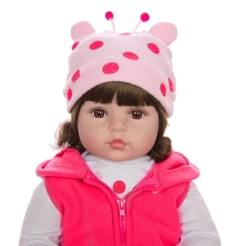 NOVO prerojeni baby doll 60 cm malčka Novorojenih Dojenčkov lutke veren Realne Ročno Bonecas igrače za otroke darila Božič doll