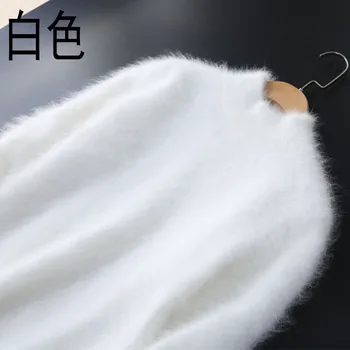 Novo pristno mink kašmir pulover ženske, mink kašmir puloverji s turtleneck ovratnikom brezplačna dostava JN465