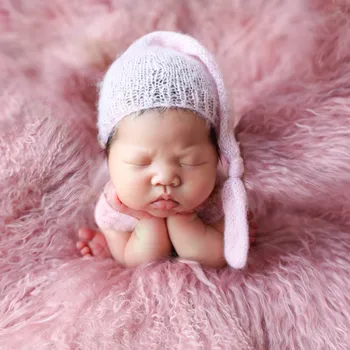 Novorojenček Fotografija rekviziti Baby Volne kodraste Flokati preprogo odejo Novorojenčka volne odeja ozadje fotografijo rekviziti