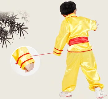 Odrasli Otroci Fant Dekle Dobok Kitajske Tradicionalne Wushu Kostum Judo Kimono Oblačila Kung Fu Bo Ustrezala Tai Chi Borilnih Veščinah, Je Enotna