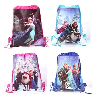 Original Disney Anime Disney Zamrznjene vrečko za Shranjevanje Zamrznjenih 2 Elsa Ana Slika Snop Žep Vrečko Igrače Anmie Slika Igrače za Otroke