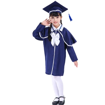Otroci Diplomi Obleke Otrok Diplomirani Kostume Dijaki Enotni Dekleta Obleko nastavite s Klobuk Baby Uspešnosti Oblačila
