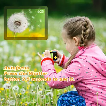 Otroci Kamera Igrača Malčka Digitalni Fotoaparat Otroci Igrače za Otroke Darilo 2 palčni Zaslon visoke LOČLJIVOSTI 1080P Darila, Igrače za 3 do 12 Let Fantje in Dekleta