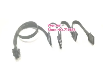 PCI-E 6 pin Moški 1 do 4 SATA 15pin Modularni powr dobava kabla za Corsair RM1000i RM850i RM750i RM650i PSU