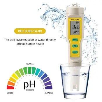 Ph meter digitalni prinaša dobička LCD Digitalni PH Meter Peresa Tester natančnost 0.01 Akvarij Bazen z Vodo za Vino Urina samodejno umerjanje