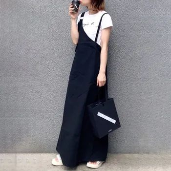 Plus Velikost Ženske Dolge Obleke Poletje Korejskem Slogu Elegantna Urad Ženske Črna Priložnostne Visoko Pasu Split Obleko Špageti Trak