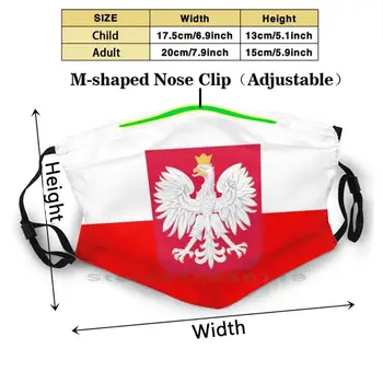 Poljski Grb, Zastavo Odrasli Otroci Stroj Smešno Masko S Filtrom, Poljska Poljski Grb, Zastavo, Zgodovina, Geografija