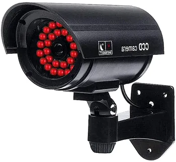 Ponaredek Dummy kamera, wifi CCTV nadzorni Sistem Prostem Simulirani Rdeča Led lučka za varnost doma Opozorilne Nalepke, nalepke