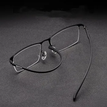 Poslovni moški očal okvir ultra lahka udobno titanove zlitine pol okvir očal okvir optičnega recept okvir P9918