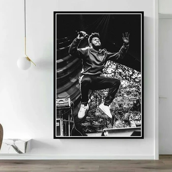 Poster Tiskanje Vroče Khalid Hip Hop Rap Glasba Pop Zvezda Rapper Olje Slikarsko Platno Umetnosti Stenske Slike Dnevni Sobi Doma Dekor