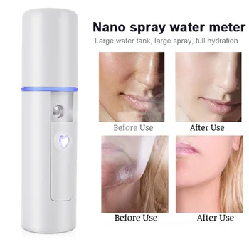 Prenosni Obraza Spray Steklenico Nano Mister USB Polnilne Obraz Parnik Ultrazvočno Obraz Škropilnica Lepoto Stroj za Nego Kože Orodja