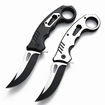 Prenosni Taktično Folding Nož Iz Nerjavečega Jekla Kampiranje Preživetje Žep Noži Na Prostem, Ribolov, Lovski Nož Za Sadje Visoke Trdote