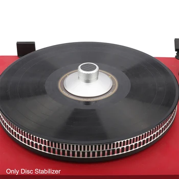 Prenosni Univerzalno Objemko LP Vinyl Gramofon Ergonomska Strokovno Disk Stabilizator Uravnoteženo Aluminija CD Player Zvočniki