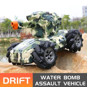 Priljubljena daljinsko upravljanje tank, ki lahko sproži voda bombe oklepno vozilo, otrok je igrača SUV watch senzor daljinski upravljalnik vozilo