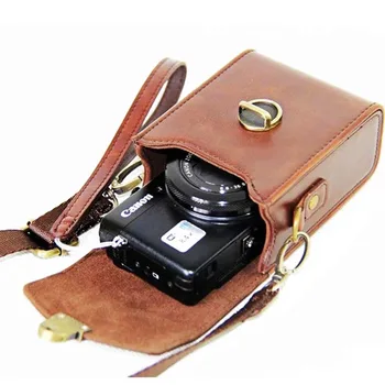 PU usnje za fotoaparat torba torba s traku za Nikon COOLPIX A1000 A900 A S9900 S32 S30 W100