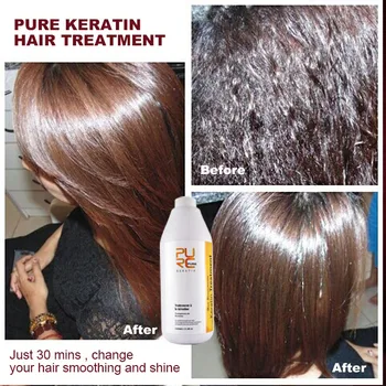 PURC Keratin 12% formalin 1000ml keratin las, ravnanje las, in globinsko čiščenje lase, šampon za nego las in nego kože, arganovo olje