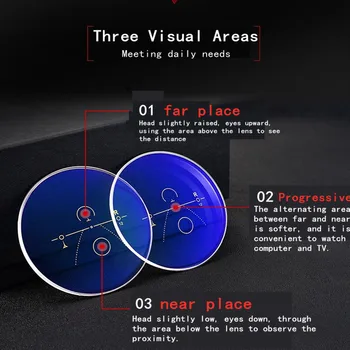 RAVENISA 2021Fashion Progresivna Multifokalna Obravnavi Očala Z Anti Blue Ray Aspherical Objektiv iz Nerjavečega Jekla Okvir TR90