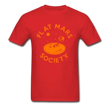 Ravno Mars Družbe T-shirt Moški Kreativna Zasnova T Shirt Risanka Tiskanja Tshirt Moški Bombaž Črne Obleke Pismo Vrhovi Fant Tees