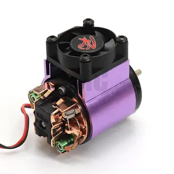 RC deli motorja hladilnega telesa + toplotna indukcijske hladilni ventilator za 1:10 HSP TRX-4 TRX-6 SCX10 RC avto 540 550 36 MM velikost motorja radiator