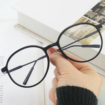Retro Ženske Očal Okvir Računalnik Anti-modra Očala za Moške Retro Krog Recept Optičnih Očal Sevanja,-dokazilo Očala