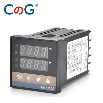 REX-C100 PT100 Digitalni Temperaturni Regulator Termostat SSR izhod 40DA SSR Rele Aluminijasti Radiator hladilnega telesa 1m Odpornost