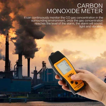 Ročni Ogljikovega Monoksida Prenosni Merilnik Plina CO Detektor Plina Analyzer Visoko Natančnost, Detektor Plina Monitor Tester 1000ppm