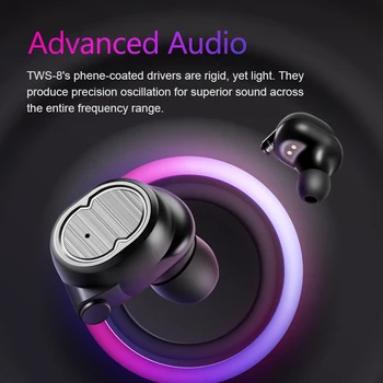 SANLEPUS TWS 5.0 Brezžične Slušalke Bluetooth Slušalke Športne Čepkov Stereo Slušalke za Prostoročno Auriculares Za Telefone Xiaomi