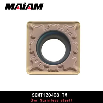 SCMT Kvadratnih Vstavite SCMT120404 SCMT120408 TM vzorec SSDCN obračanja orodni vrstici za nerjavno jeklo A3 materiala kovanje materiala