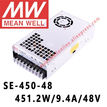 SE-450-48 Pomeni Tudi 451.2 W/9.4 A/48V DC Eno Izhodno Napajanje meanwell spletne trgovine