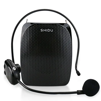 SHIDU 10W Telefonski Ojačevalec UHF Brezžični Mikrofon Ultra Prenosni Mini Audio Zvočnik Za Učitelje Tourrist Joge, Pilatesa S615