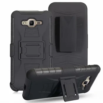 ShockProof Težkih Oklepih Težko Stati torbico S Pasom Za Samsung Galaxy A5 SM-A500 ()