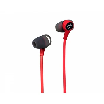 Slušalke HyperX Oblak Čepkov v uho wired, stereo, 20-20000 Hz, 65 Ohmov, barva: rdeča s črno