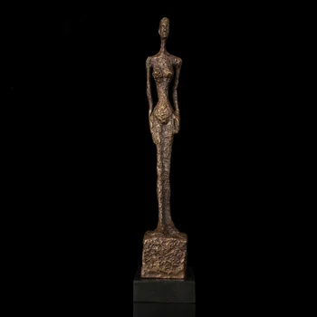Soba dekoracijo Bronasti kip Giacometti slika dekorativno kiparstvo kip