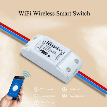 Sonoff RFR2 WiFi Smart Stikalo AC100-250V 10A Pametni Dom Alexa googlova Domača stran Glas Daljinsko Stikalo Modul Za eWeLink App